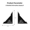 Lexus Car Stickers Door Corner Anti-collision Silicone Protective Cover For RX330 IS250 Ct200h ES300h RX350 NX300h Car Gadgets