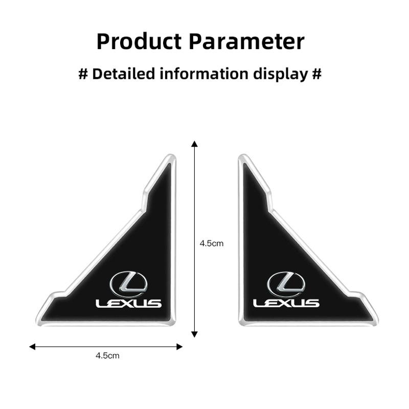 Lexus Car Stickers Door Corner Anti-collision Silicone Protective Cover For RX330 IS250 Ct200h ES300h RX350 NX300h Car Gadgets