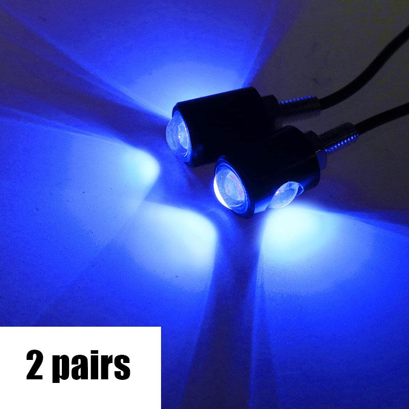 1/2 Pair Motorcycle Driving Light Eagle Eye LED Reverse Backup Driving Light Motorcycle Fog Lamp Headlight Daytime Running Light