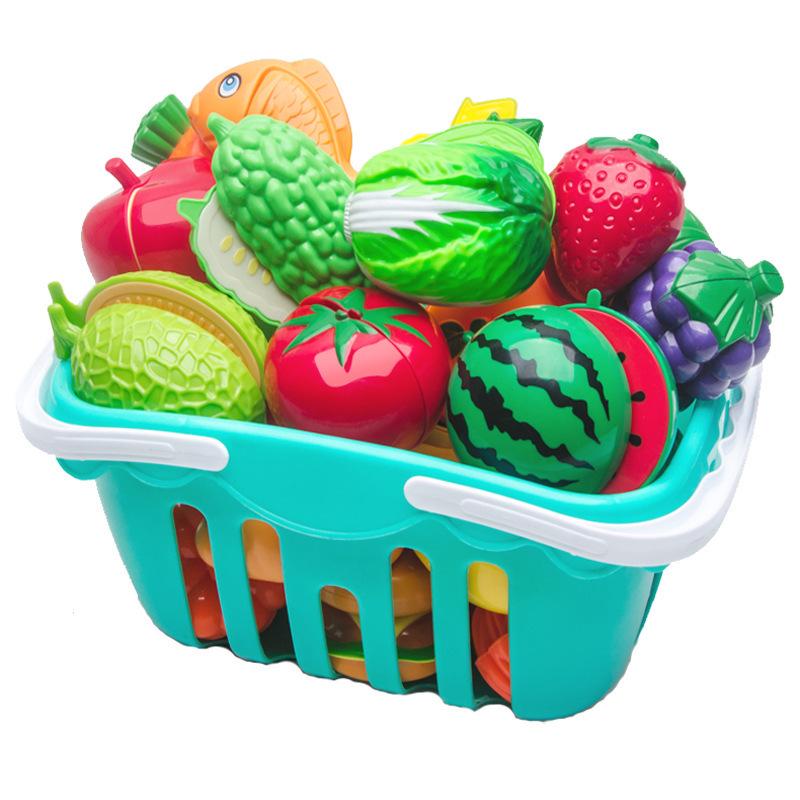 Kids' Kitchen Fruit & Veggie Chopper Toy Set for Girls - Peeling & Role-Play Fun with Durian