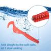 50Pcs Tungsten Nail Weights Kit Insert Fishing Weights Sinkers Wacky Worm Nail Sinkers Pencil Weights for Bass Fishing Tackle