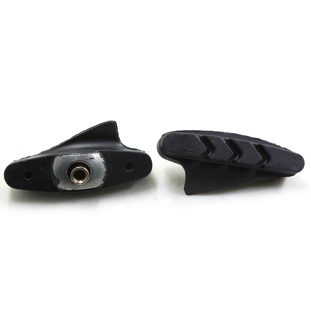 2X MTB Road Bicycle Braking V-Brake Holder Shoes Rubber Pads Blocks