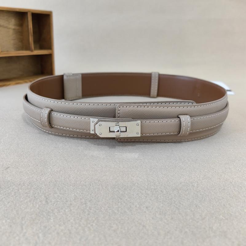 

Leather Simple Wide Belt For Women Adjustment For Dress And Coat Styling Gift слонова кістка