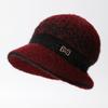 Middle Aged and Elderly Women Old Ladies Warm and Fashionable  Large Brimmed Woolen Hats and Knitted Hats