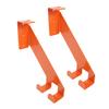 2PCS Chainsaw    Stainless Steel Wall Mount Heavy Duty Chainsaw Hold  Garage Storage   for Home Workshop Orange