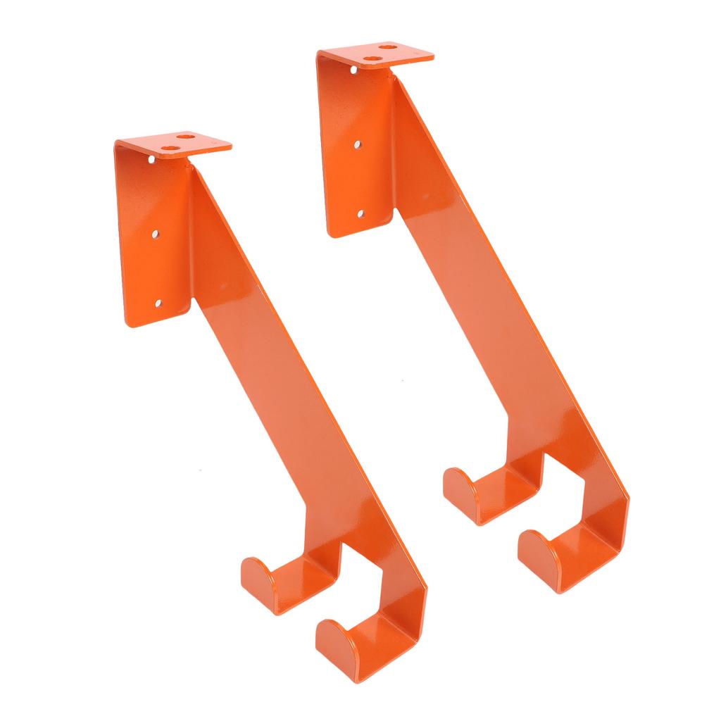 2PCS Chainsaw    Stainless Steel Wall Mount Heavy Duty Chainsaw Hold  Garage Storage   for Home Workshop Orange