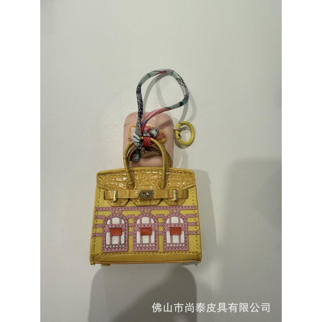Mini Platinum House Pendant Cute Live Blind Box Pairing Pendant Car Key Pendant Headphone Bag Coin Purse