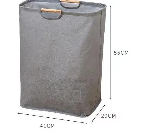 Laundry Basket Cotton Linen Dirty Clothes Baskets Organizer Foldable Sundries Storage Bag Foldabling Hamper