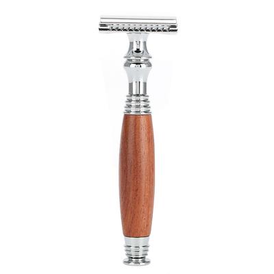 Classic Style Wooden Handle Double Blade Manual Razor for Man"s Home Use 3#