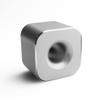 Creative Mini Aluminum Pen Holder office supplies Square Shape Metal Pen Stand Non-slip Pencil Slot