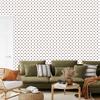 Light gray dots wallpaper, fine detail for living room and bedroom 50x1000
