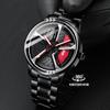 SVJ Men's Watch Car Wheel Modified Rs7 Men's Watch Hydraulic Three-dimensional Hollow Quartz Watch