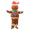 Easter Halloween Christmas Gingerbread Man Inflatable Costume for Stage & Bar Performances