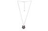 GUCCI 925 Sterling Silver Enamel Necklaces Women's Silver 502444 J88L2 8523
