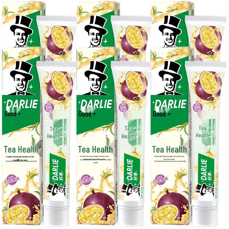 Hawley Tea Tree Passion Fruit Toothpaste 6-Pack with Tissues