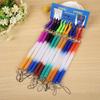 1Pc Stretching 2 Meters High-quality Bold Plastic Spring Rope with Keychain Elastic Rope Plastic Telescopic Rope with Hook Buckle