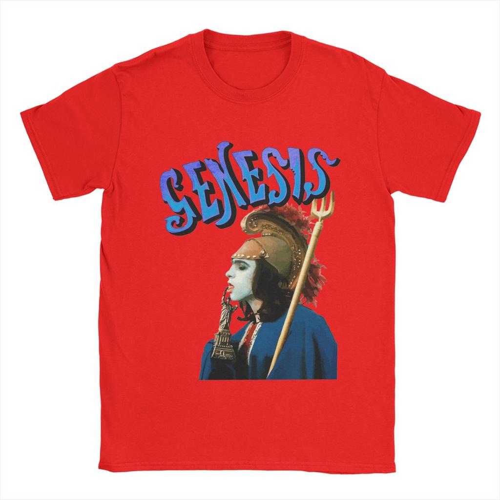 Genesis Gabriel Men's T Shirts Novelty Tees Short Sleeve Crewneck T-Shirts 100% Cotton Birthday Present Clothing