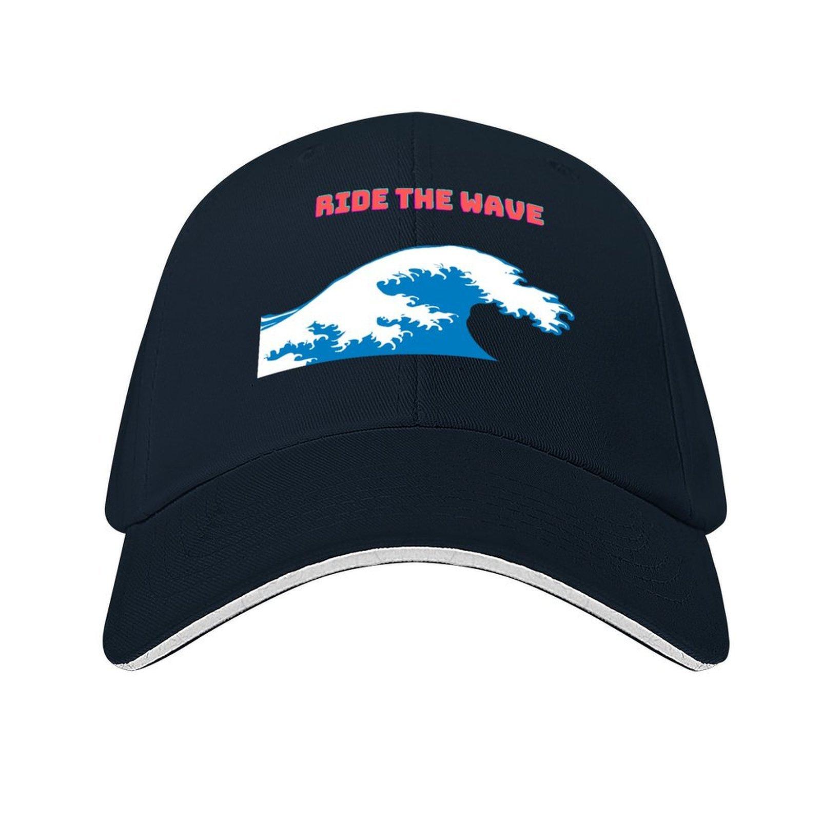 Ride the wave Baseball Cap Golf Wear Unique hats fashionable Hat Baseball Cap Men s Women s