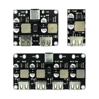 USB QC3.0 QC2.0 DC-DC Abwärtswandler Lade Step-Down 5V Ausgangsmodul 6-32V 9V 12V 24V zu Schnelllade-Schaltplatine 3V 5V 12V