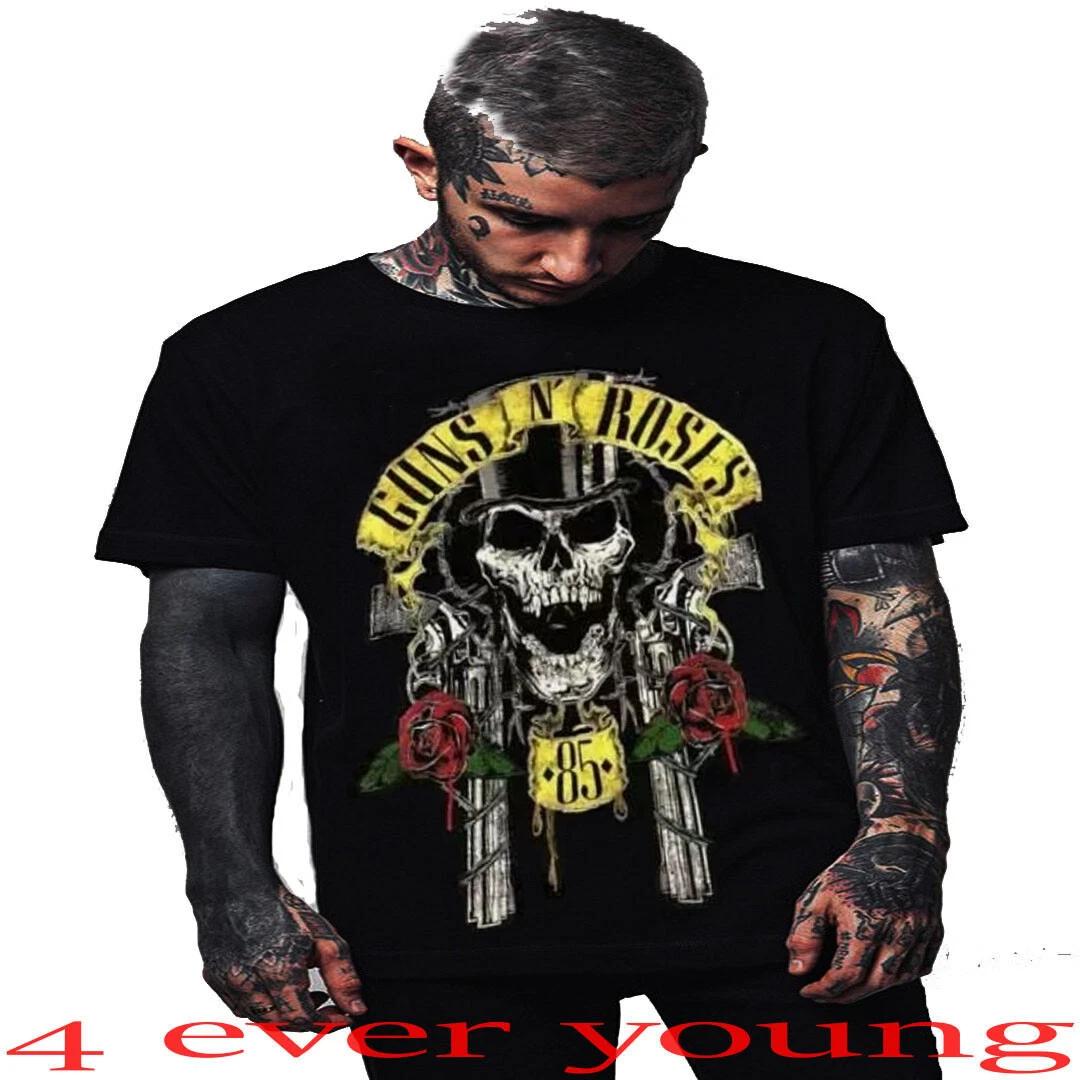 GUNS N ROSES SKULL 85 THE CLASSIC ROCK PUNK ROCK T-Shirt S
