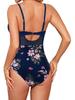 Women's Slimming Tummy Control Crossover Sporty Swimsuit