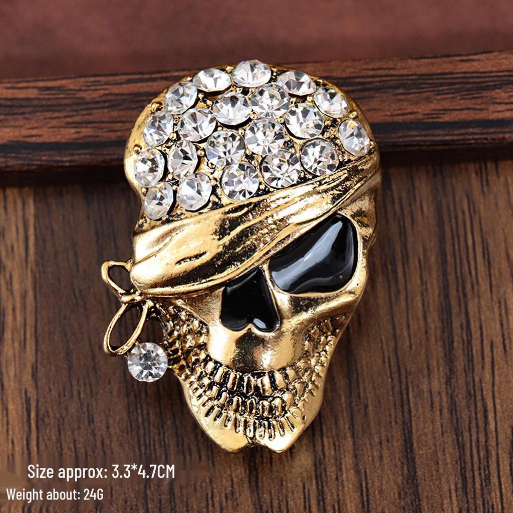 Halloween Retro Zodiac Snake Brooch - Enamel Pin Suit Accessory