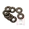 10pcs/Lot 13.8X6.2X1.5 Mm Bearing Accessories Steel Ball Rubber Protection Flat Cages  For Folding Knife