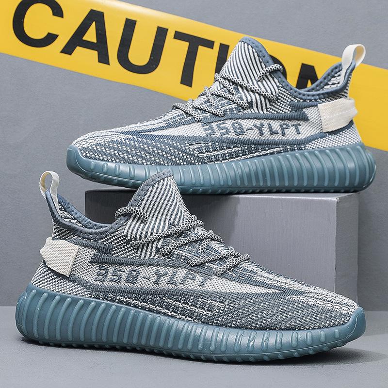 Breathable fly-woven men's shoes lightweight men's autumn mesh breathable trendy shoes mesh shoes