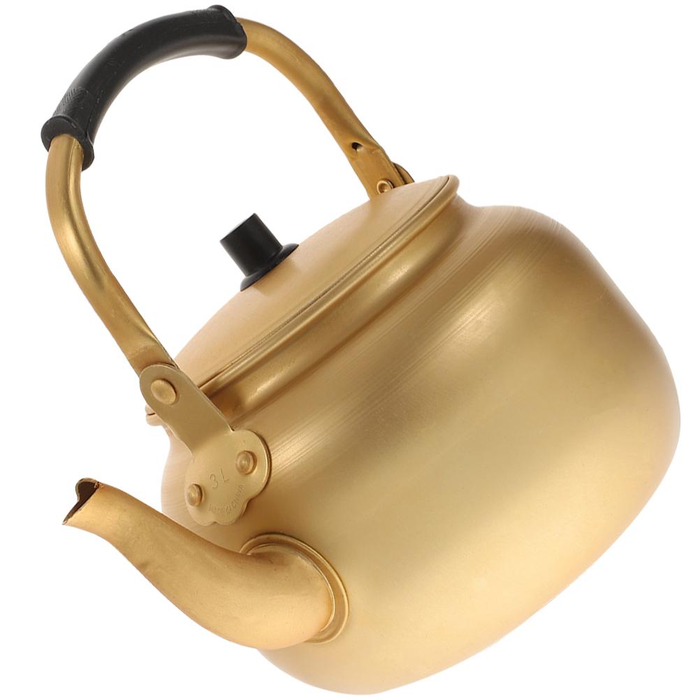 Vintage Aluminum Kettle Water Portable Boiler Teapot Coal Stove Boilers Large Metal