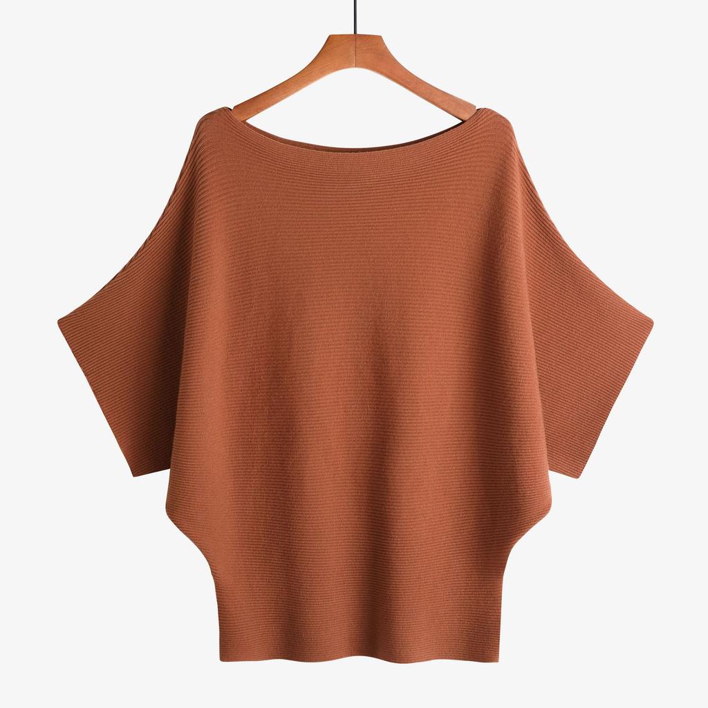 Loose Batwing Sleeve Tops In Multiple Colors
