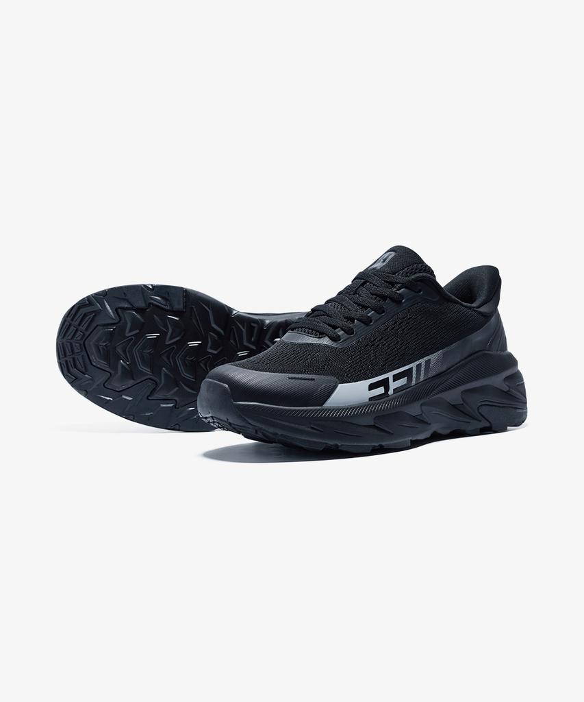 Ballop Walking Shoes Cloud Breeze Quick-On All Black