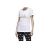 Adidas Colgt Foil Print Short Sleeve T-Shirt Women Tops White FM6174