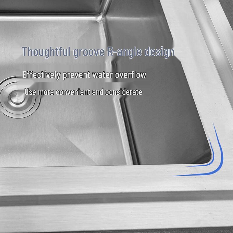 L.C.Maird Commercial Stainless Steel Double Basin Sink