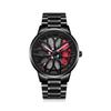 SVJ High-End Men's Quartz Watch: Three-Dimensional Hollow C63 Design with Genuine Wheel Hub.