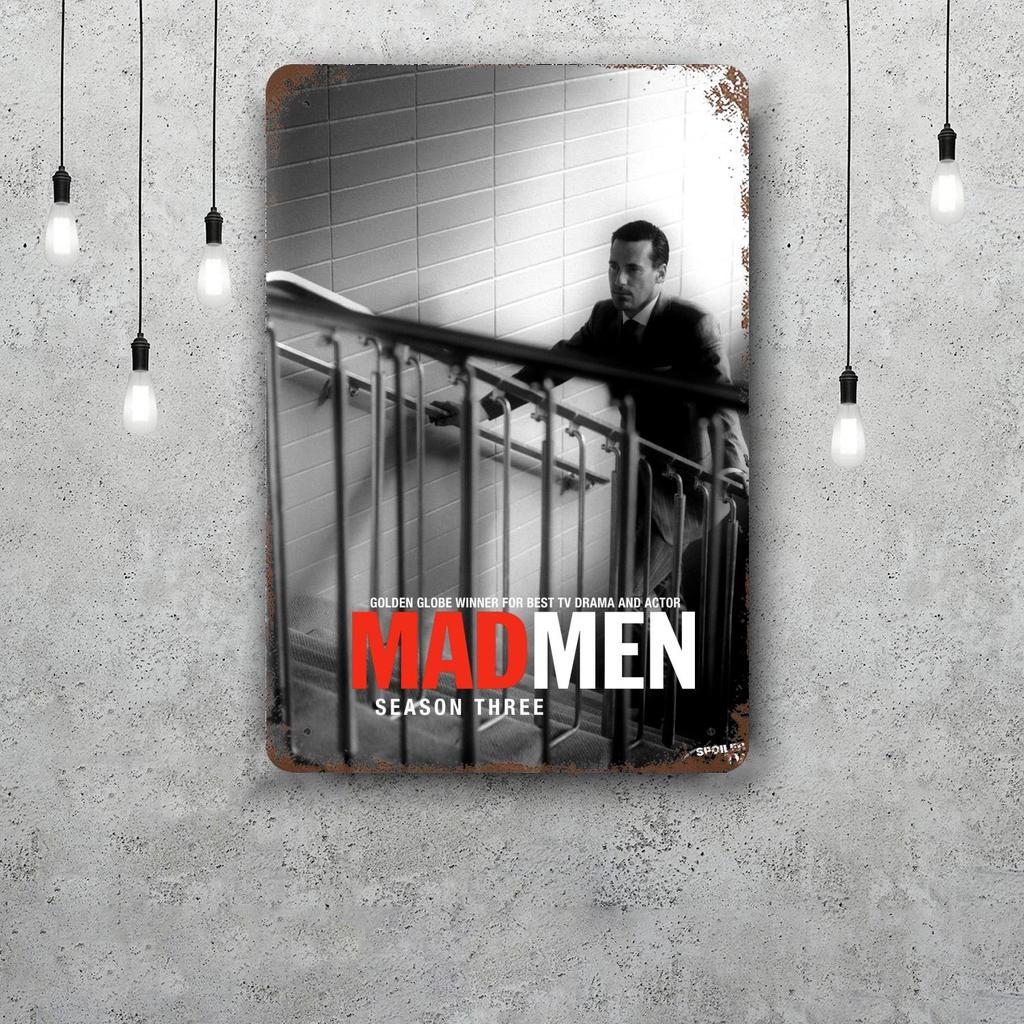 mad men TV show Metal Signs wall decor Vintage Tin Signs Captain Metal Poster Decor for Bar Pub Club Wall Decoration