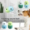 Dog Treat Dispenser Toy Rolling Dog Food Dispenser Silicone Slow Feeder Interactive Dog Toy for Outdoor Training Sniffing