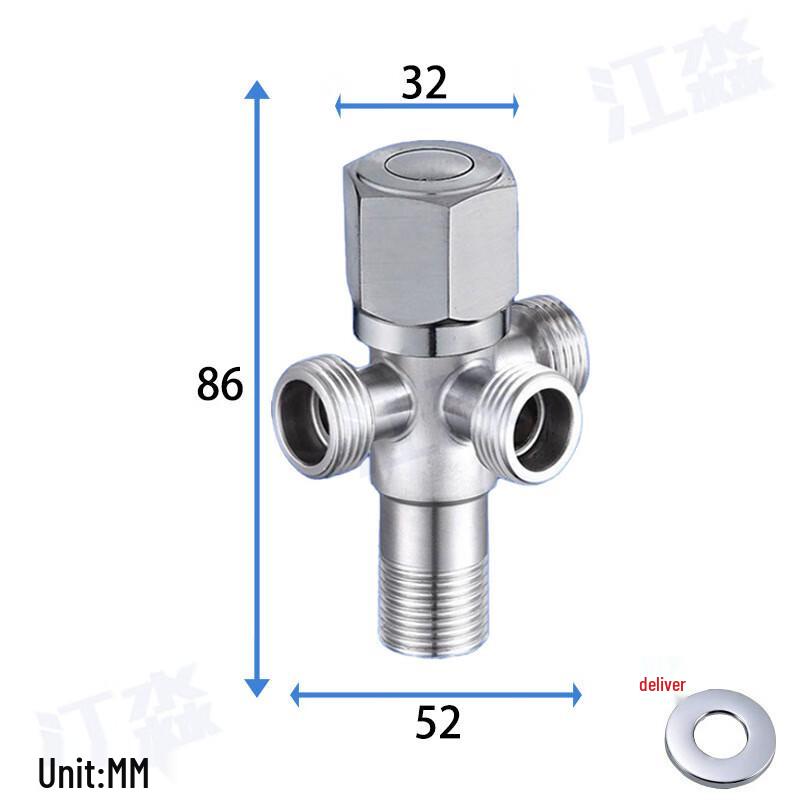 MDNG 304 Stainless Steel Extended Angle Valve