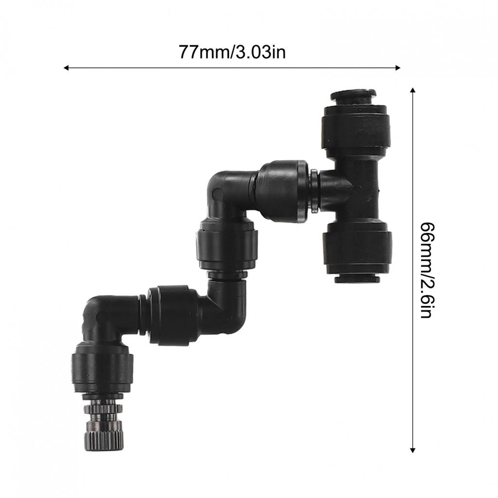 1X 360° rotierende Sprühdüsen für Reptilienterrarien - Einstellbar & Effizient