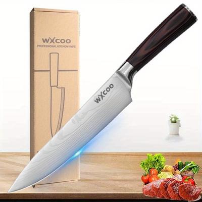 Cuchillo de Cocina de Acero Inoxidable Cuchillo de Chef Profesional Cuchillo de Carnicero Hecho a Mano Cuchillo de Carnicero Cuchillo para Frutas Cuchillo Multiusos para Cocinar