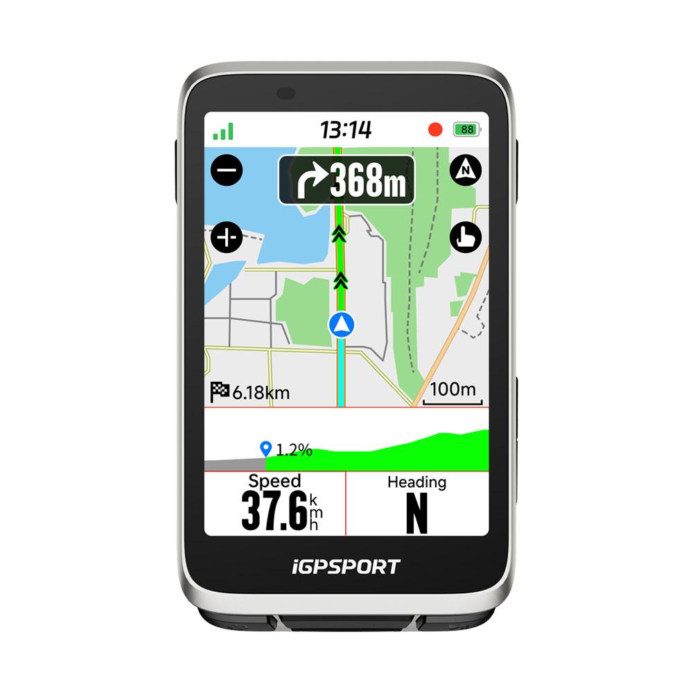 iGPSPORT BiNavi Touch-screen GPS Bike Computer Comprehensive Bike Navigator 35-Hour Battery Life Bicycle Accessories