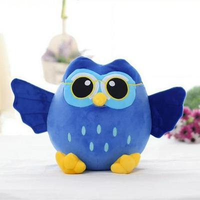 Cute Owl Plush Toy Pillow with Bow Tie - Perfect Children's Day or Birthday Gift