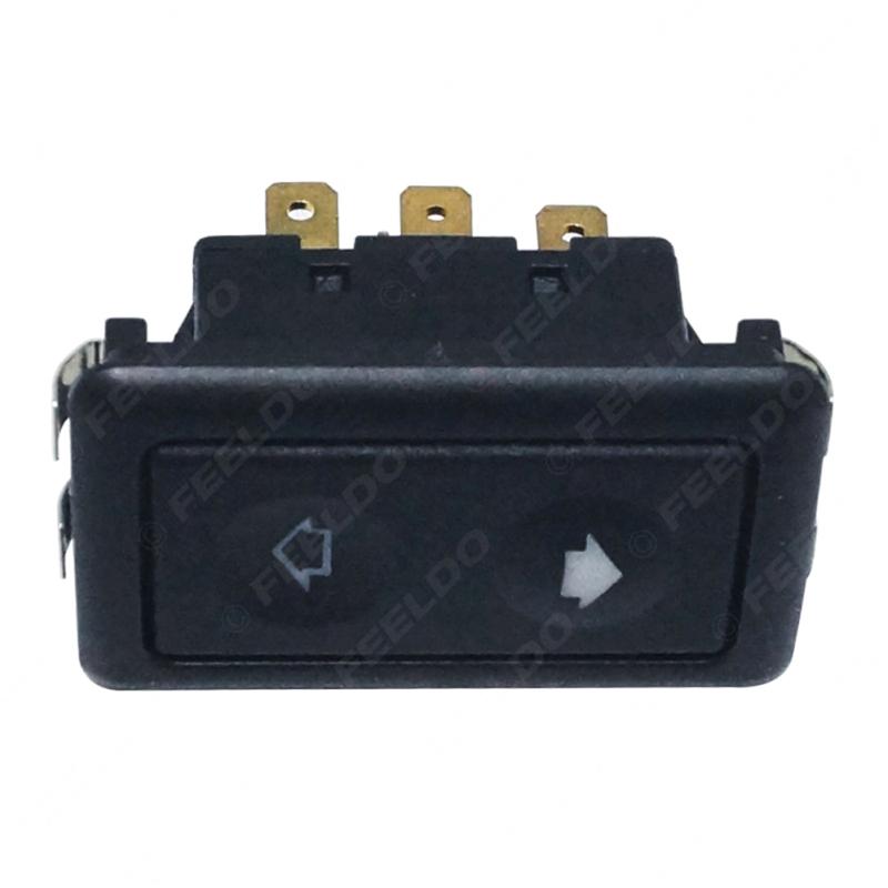 Car 12v-24v Car Power Window Switch Window Regulator 6pins With Metal Buckle Super Tough Long