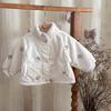 Fashionable Girls' Winter Cotton Jacket with Fleece Lining - Warm, Padded Outerwear for Children
