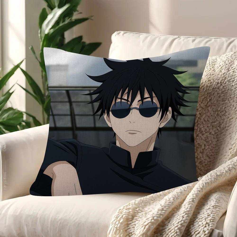Cooler Anime Junge Megumi Fushiguro Personalisierte Kissenhülle Kinderzimmer Wilde Party Deko Kissenbezug Kind Geburtstag Dusche Geschenk