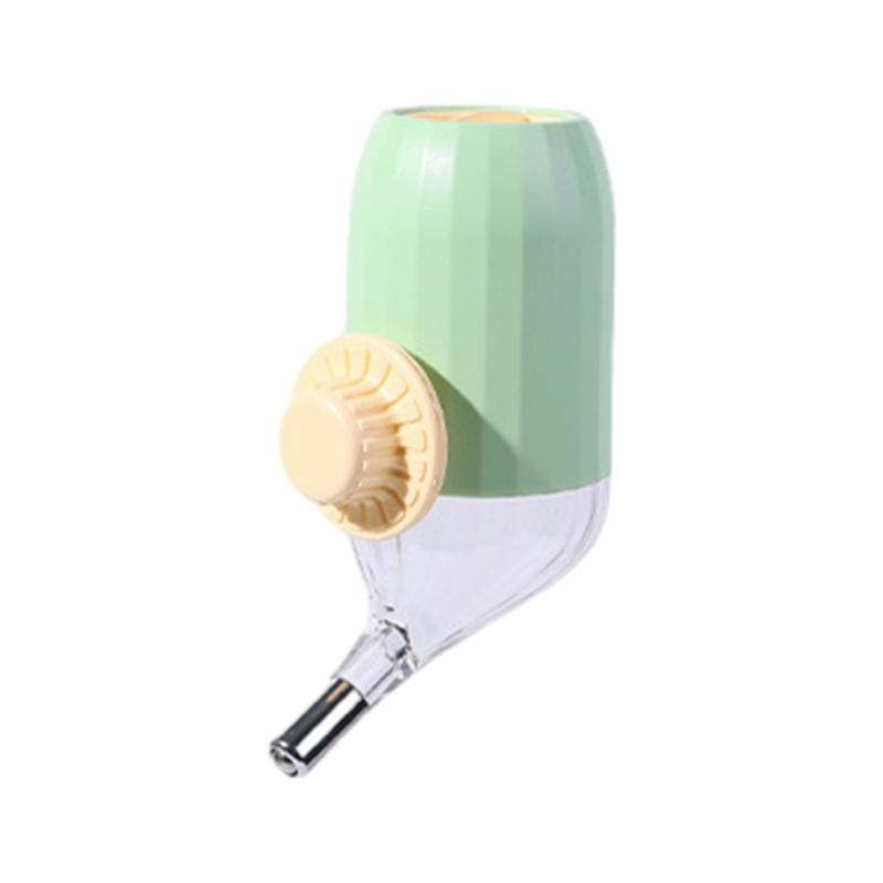 Plastic Water Feeder Bottle Dispenser Dogs Water Bottle with Rolling Ball Design small зелёный
