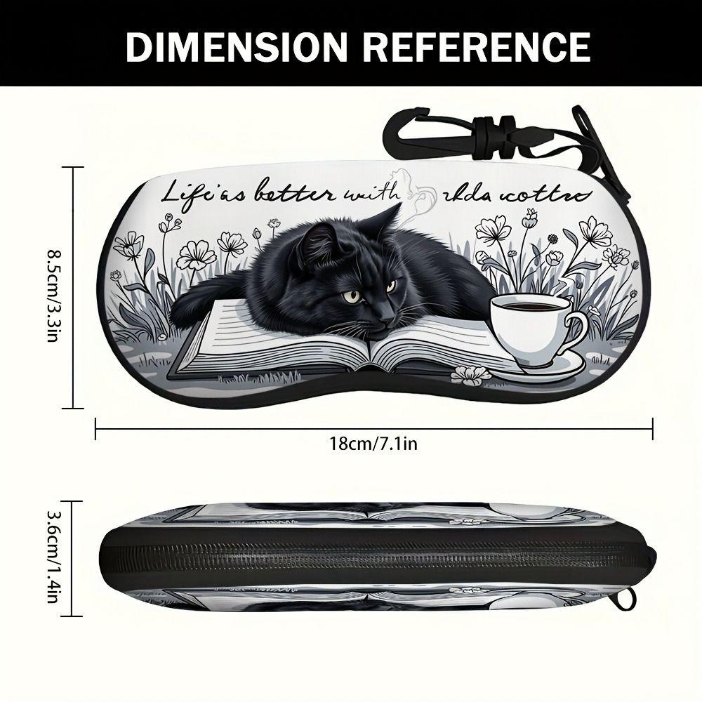 Nylon Zonnebril Opbergtas met Sleutelhanger Zonnebrilhouder Zonnebril Pouch Bril Accessoires