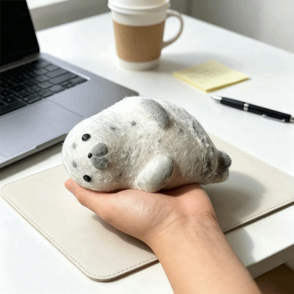 Realistic Seal Reduce Pressure Toys Super Soft Simulation Seal Pinch Toy Reduce Anxiety