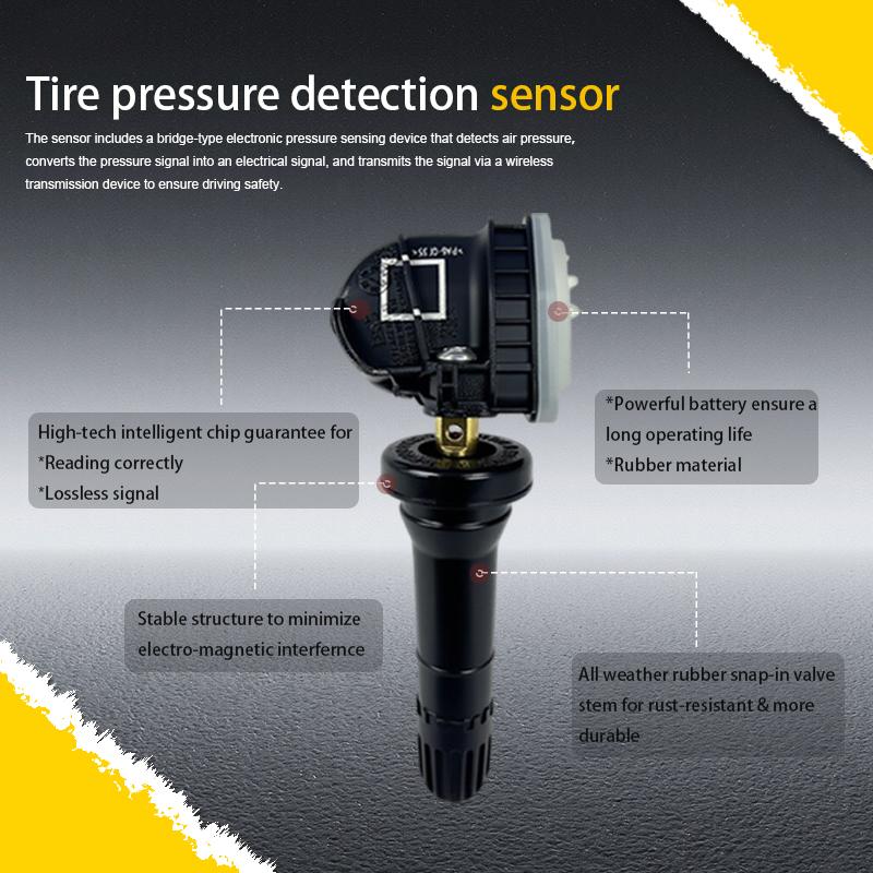 1/4PCS Tire Pressure Monitoring Sensor TPMS EV6T-1A180-CB For Ford F-150 Focus Ecosport Ranger Compatible With EV6T1A180CBTire Pressure Monitoring