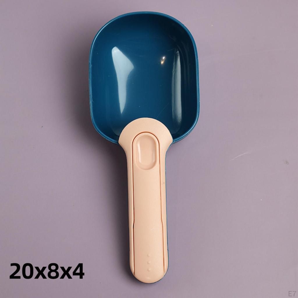 Canned Spoon with Handle Shovel Pets Cat Feed Measuring Sealing Bag Supplies