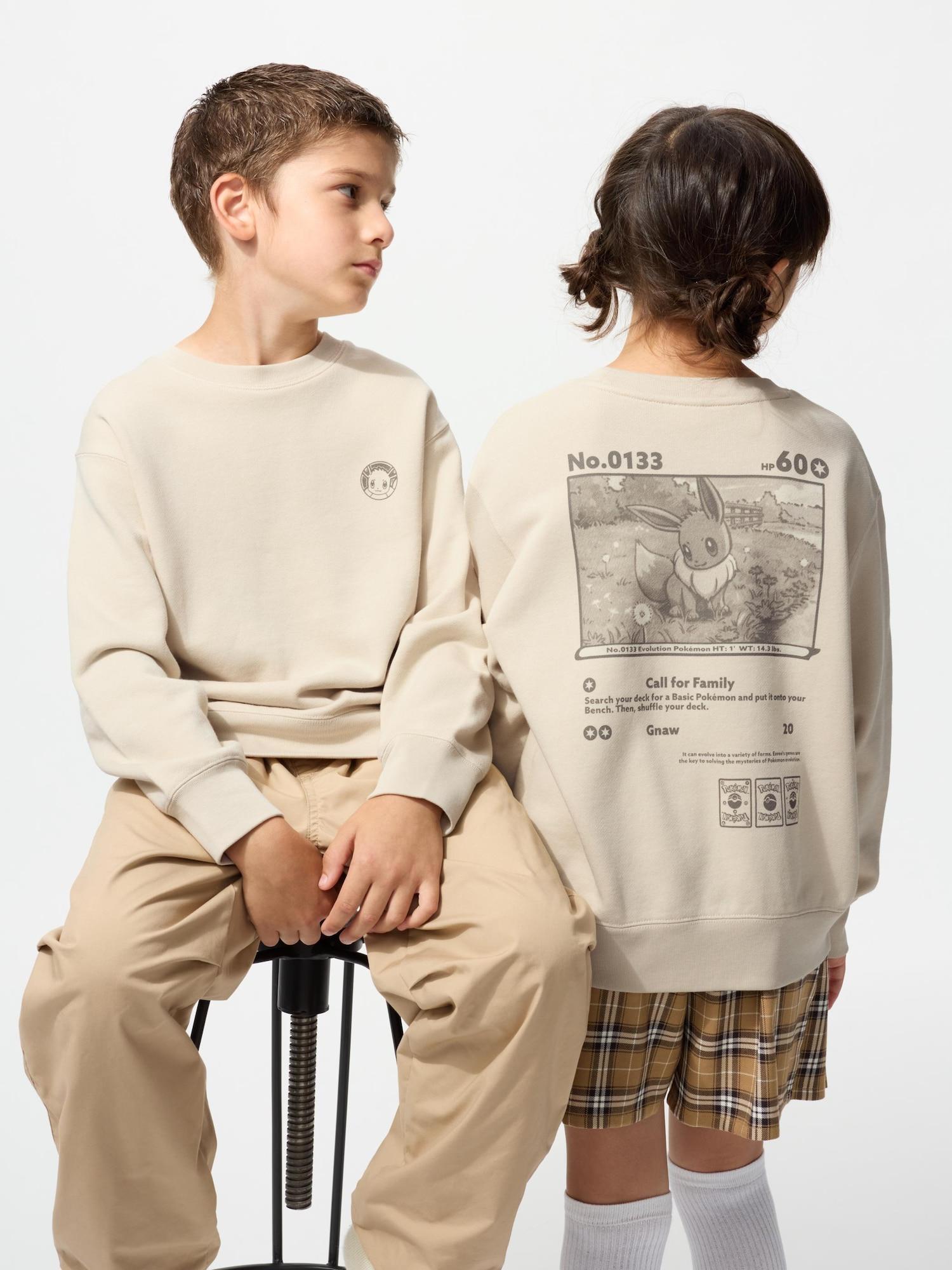 

Uniqlo Детский свитшот Покемон 30 NATURAL/KIDS 160